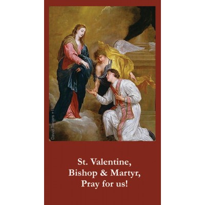 Saint Valentine s Day Exchange Prayer Card (50 pack) - - PC-343 Saint Valentine s Day Exchange Prayer Card (50 pack) - - PC-343