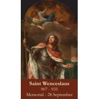 50pk Saint Wenceslaus Bulk Prayer-Cards (50 pack) 50pk Saint Wenceslaus Bulk Prayer-Cards (50 pack)
