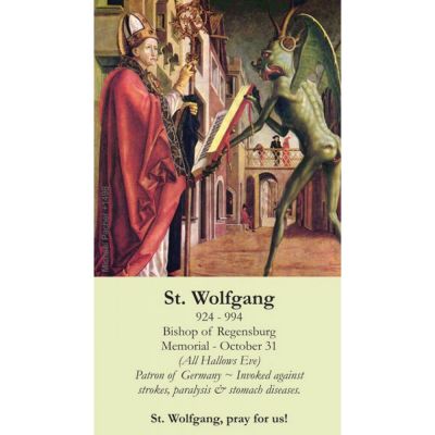 Saint Wolfgang Prayer Card (50 pack) -  - PC-325