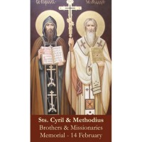 50pk Saints Cyril & Methodius Bulk Prayer-Cards (50 pack) 50pk Saints Cyril & Methodius Bulk Prayer-Cards (50 pack)
