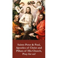 50pk Saints Peter & Paul Bulk Prayer-Cards (50 pack)