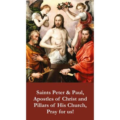 Saints Peter & Paul Prayer Card (50 pack) -  - PC-377