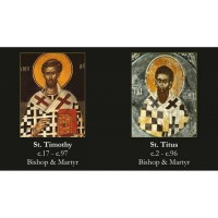 50pk Saints Timothy and Titus Bulk Prayer-Cards (50 pack) 50pk Saints Timothy and Titus Bulk Prayer-Cards (50 pack)