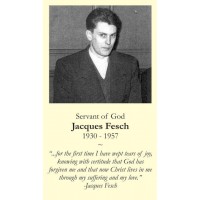 50pk Servant of God Jacques Fesch Bulk Prayer-Cards (50 pack)