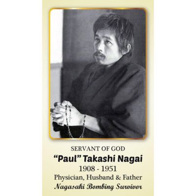 Servant of God - "Paul" Takashi Nagai Prayer Card (50 pack) -  - PC-494