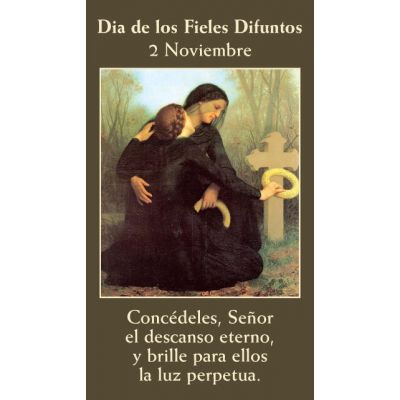 Spanish All Souls Day Prayer Card (50 pack) -  - PC-495