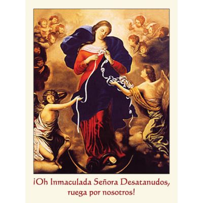 Spanish Our Lady Undoer of Knots Prayer Card (50 pack) -  - PC-466