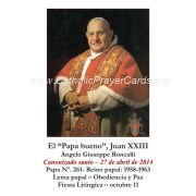 Spanish Pope John XXIII Canonization Holy Card (50 pack)