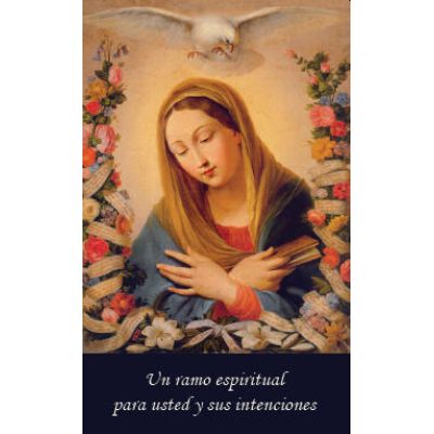 Spanish Spiritual Bouquet Prayer Card (50 pack) -  - PC-443