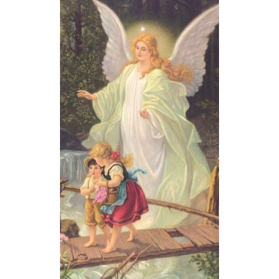 Spanish Prayer to Guardian Angel Holy Card (50 pack) -  - PC-589