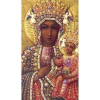 50pk Totus Tuus / Our Lady of Czestochowa Bulk Prayer-Cards (50 pack)