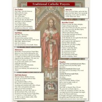 25pk Traditional Bulk Prayer-Card - Large (25 Pack)
