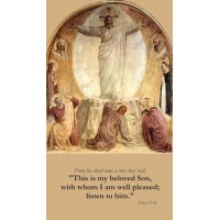 50pk Transfiguration Bulk Prayer-Cards (50 pack) 50pk Transfiguration Bulk Prayer-Cards (50 pack)