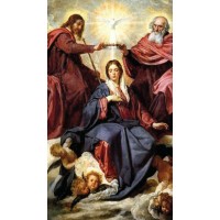 50pk Trinitarian Immaculate Heart of Mary Bulk Prayer-Cards (50 pack)
