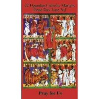 50pk Ugandan Martyrs Bulk Prayer-Cards (50 pack)