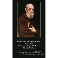 50pk Venerable Solanus Casey Bulk Prayer-Cards (50 pack)
