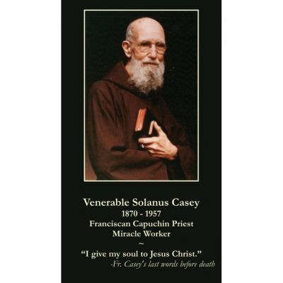 Venerable Solanus Casey Prayer Card (50 pack) -  - PC-254