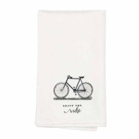 2pk -Towel Floursack-bicycle-enjoy Cotton 18x22 - (Pack of 2)