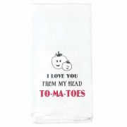 Gift Towel-i Love...my Head - (Pack of 2)