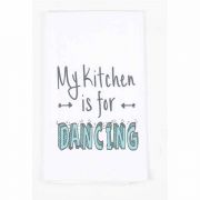 Towel Floursack-my Kitchen..dancing-cot 18x22 - (Pack of 2)