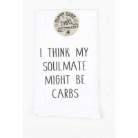 2pk -Towel Floursack-i Think..carbs-cotton 18x22 - (Pack of 2) 2pk -Towel Floursack-i Think..carbs-cotton 18x22 - (Pack of 2)