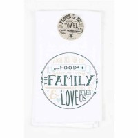 2pk -Towel Floursack-Thank You?food-cotton 18x22 - (Pack of 2)