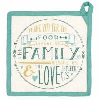 2pk -Pot Holder-Thank You...food - (Pack of 2) 2pk -Pot Holder-Thank You...food - (Pack of 2)