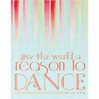 Plaque Give The World A Mdf 11x14