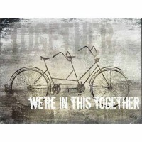 Plaque We're In This Together Mdf 16x12