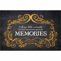 Plaque Today's Little Moments Mdf 18x12
