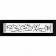 Framed Wall Art For This Child 1sam1:27 11x7