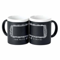 2pk -Mug ceramic-11 0z.Think Postive - (Pack of 2)