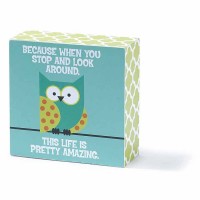 2pk -Tbl Talk Mdf 4x4 Amazing - Owl - (Pack of 2) 2pk -Tbl Talk Mdf 4x4 Amazing - Owl - (Pack of 2)