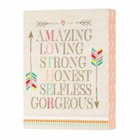 2pk -Tabletop Plaque-mdf-6x8x1.75 - (Pack of 2) 2pk -Tabletop Plaque-mdf-6x8x1.75 - (Pack of 2)