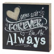 2pk -Plaque Tabletop-mdf-8 Inches You Will For - (Pack of 2)