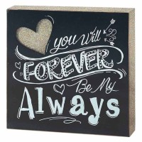 2pk -Plaque Tabletop-mdf-8 Inches You Will For - (Pack of 2)