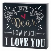 2pk -Plaque Tabletop-mdf-8 Inches You'll Never - (Pack of 2)