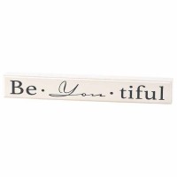 2pk -Plaque Tabletop-mdf-2 Inches Be Youthful - (Pack of 2)
