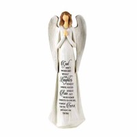 2pk -Angel Figurine God Didn't Promise Days Without - (Pack of 2)