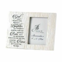 2pk -Photo Frame Tabletop God Didn't Promise Days - (Pack of 2)