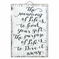 Wall Plaque House Blessing - 14 X 20 Horz.the Mean