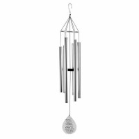 Windchime God Didn't..days Alum Silver 42 Inches