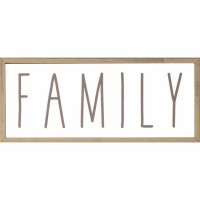 Framed Wall Art Art Family 10x4