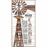 Framed Wall Art The Prayer Of A Farmer 15x27