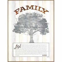 Framed Wall Art Family Prayer Tree 21x27 Od Framed Wall Art Family Prayer Tree 21x27 Od