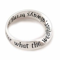 2pk -Ring Wherever.. Mobius Silver Plated Sz 8 - (Pack of 2) 2pk -Ring Wherever.. Mobius Silver Plated Sz 8 - (Pack of 2)