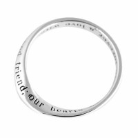 2pk -Ring Aunt Mobius Silver Plated Sz 9 - (Pack of 2)
