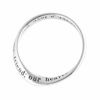 2pk -Ring Niece Mobius Silver Plated Sz 6 - (Pack of 2)