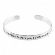 Bracelet A Sunbeam To Warm Silver Plated Cuff