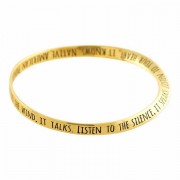 2pk -Bracelet Listen To Wind.. Gld Plt 2-5/8 Bngl - (Pack of 2) 2pk -Bracelet Listen To Wind.. Gld Plt 2-5/8 Bngl - (Pack of 2)